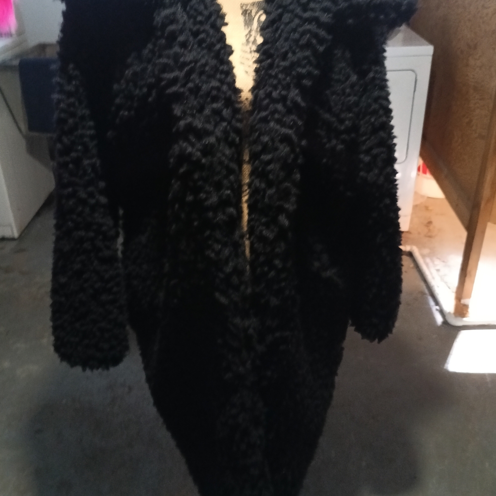 Fashion Nova Black Teddy Jacket